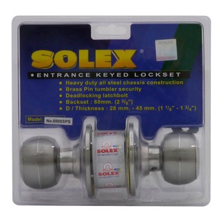 ลูกบิดทั่วไป SOLEX 500 SS/PS หัวกลม SS/SP SOLEX 500 SS/PS SS/SP ENTRANCE KNOB