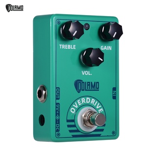 Dolamo D-12 Overdrive แป้นเหยียบเอฟเฟคกีตาร์ พร้อมตัวควบคุมระดับเสียง เสียงแหลม ออกแบบตามทรูบายพาส อุปกรณ์เสริม สําหรับกีตาร์ไฟฟ้า