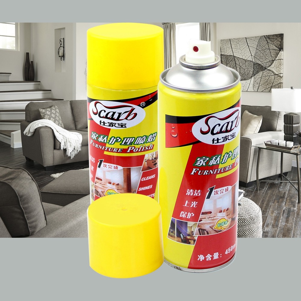 Telecorsa สเปรย์ทำความสะอาดเนื้อไม้และเคลือบเงา รุ่น Furniture-cleaner-00f-J1