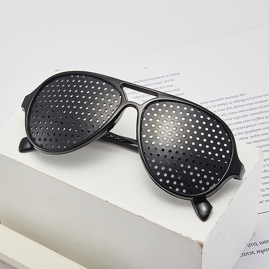 แว่นตากันแดดFashion Eyewear Black Sunglasses for Eyesight Improvement