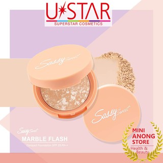 แป้ง ยูสตาร์ แซสซี่ สวีท มาร์เบิ้ล แฟลช คอมแพ็ค ฟาวน์เดชั่น Ustar Sassy Sweet Marble Flash Compact Foundation