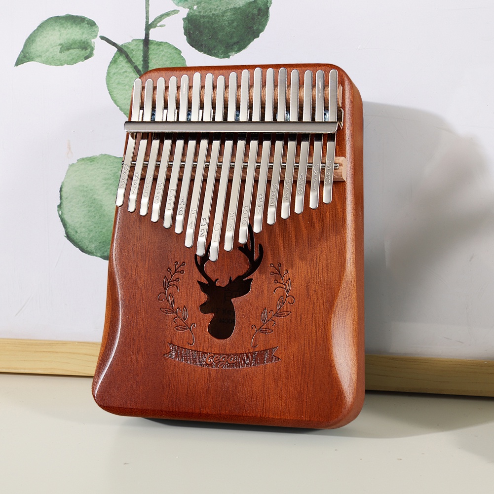 17 Keys Kalimba Mahogany Kalimba Thumb Piano African Musical ...