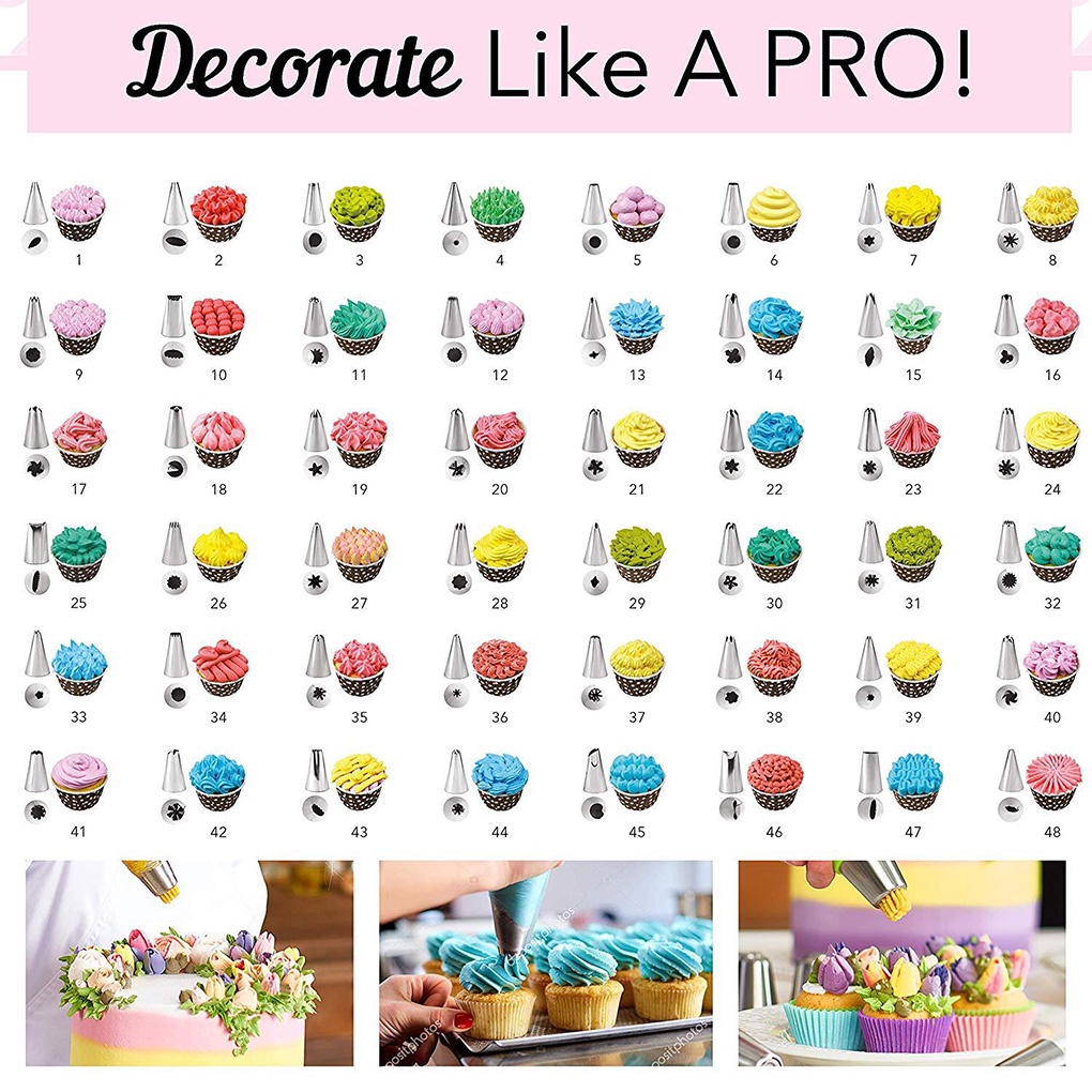 spl140 Pack Cake Decorating Kit Practical Combination Turntable Anti