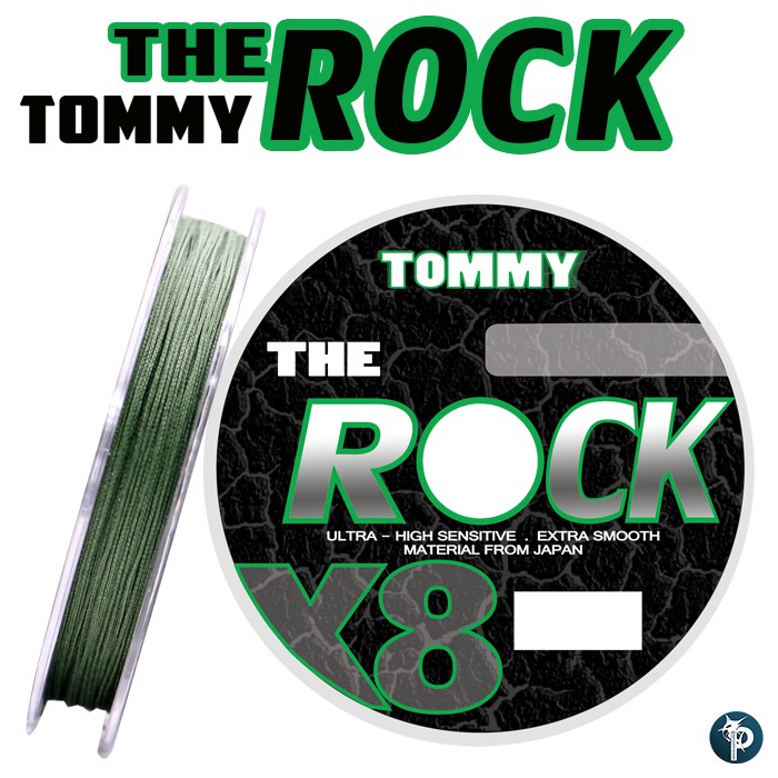 สายPE TOMMY THE ROCK X8 สำหรับตกปลา