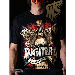 NTS 207 Pantera เสื้อยืด เสื้อวง สกรีนลายอย่างดี ผ้าหนานุ่ม ไม่หดไม่ย้วย มาตราฐาน NTS T SHIRT S M L XL XXL