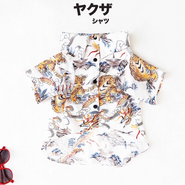 🇯🇵Yakuza hawaii shirt เชิ้ตลายชิคๆ สุดแนว ผ้านิ่ม เบาสบาย ไม่ร้อน 🌤🧡