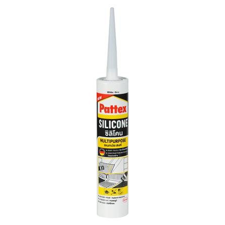 วัสดุประสานและอุดรอยรั่ว ซิลิโคนชนิดไร้กรด PATTEX PT-19 280 มล. สีขาว