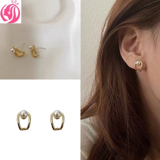 [xijing3] COD Small U-shaped Pearl Earrings Minimalist Small Earrings for Women 1 pair