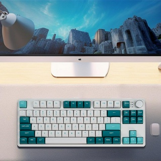 Mathew MK86  Gasket Mechanical Keyboard PC plate ปะเก็นคีย์บอร์ด ไร้สาย บลูทูธ 2.4G 75% มีไฟ LED RGB Keyboards