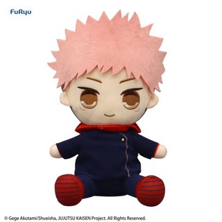 Furyu ตุ๊กตา Itadori Yuji อิตาโดริ ยูจิ Jujutsu Kaisen มหาเวทย์ผนึกมาร ของแท้ พร้อมส่ง Kyuru Maru Big Plushies