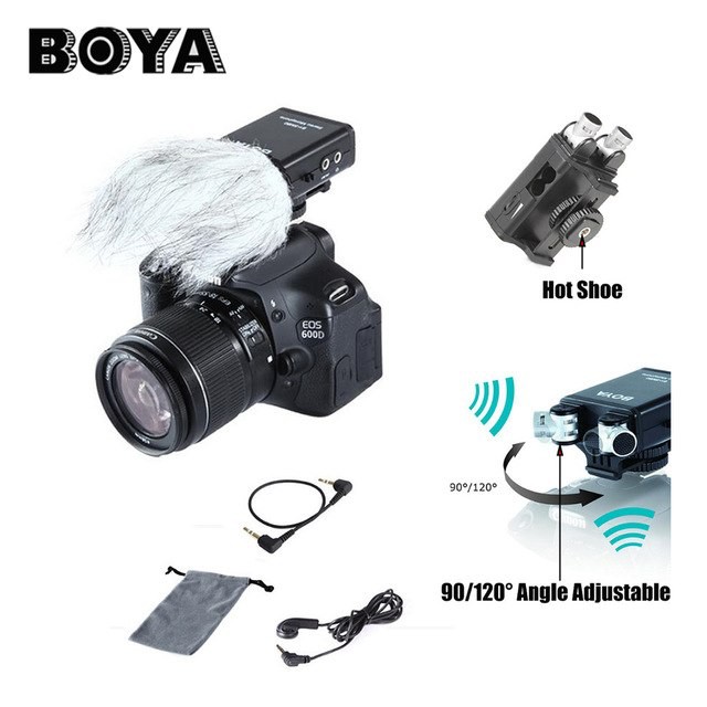 BOYA BY-SM80 Stereo X/Y Condenser Microphone