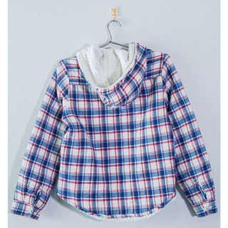 เสื้อฮู้ดกันหนาว แขนยาว ลายสก็อต DOG DEPT รุ่น SANTA MONICA