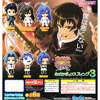 medaka box swing 3 Gashapon กาชาปอง พวงกุญแจการ์ตูน Medaka Box คุโรคามิ มาดากะ งานลิขสิทธิ์แท้ญี่ปุ่น