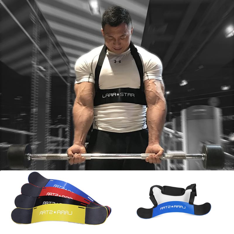 พรีเมี่ยมอาร์มบลาสเตอร์ปรับเพาะกายBicepsเครื่องบินทิ้งระเบิดCurlสนับสนุนสายรัดอุปกรณ์เสริมการฝึกอบรม