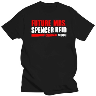 เสื้อยืดผ้าฝ้ายพิมพ์ลายคลาสสิก เสื้อยืด พิมพ์ลาย Minds Spencer Reid Future Bride Licensed สําหรับผู้ใหญ่