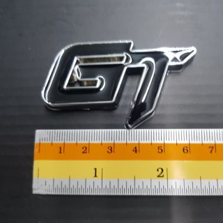 Logo GT ของรถ Ford Mustang งานเหล็ก 6.5x4cm