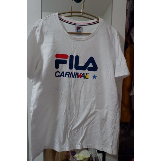 เสื้อยืด FILA แท้ Size S สีขาว FILA Carnival