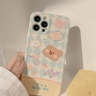 เคสกันกระแทก สําหรับ Iphone 7 8 Plus X Xs Max Xr 11 12 13 Pro Max เคสโทรศัพท์มือถือ Tpu แบบใส ลายการ์ตูน เคสไอโฟน 13