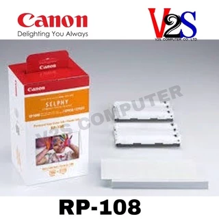 Canon Paper&INK RP-108 (108/Pack) For SELPHY CP กระดาษพร้อมหมึก