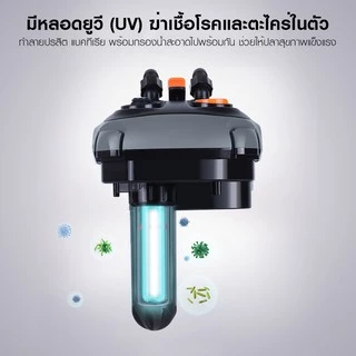 กรองนอกตู้ปลา พร้อมหลอดUV กำจะตะไคร่น้ำเขียว SOBO SF-850F-UV, 1000F-UV, 1200F-UV, 1500F-UV