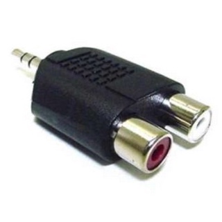 JACK 3.5mm to dual RCA Adapter อะแดปเตอร์ RCA to 3.5