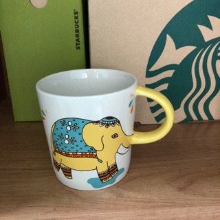 Starbucks แก้ว Mug ช้าง สงกรานต์ปี 2019 ขนาด 12 oz.