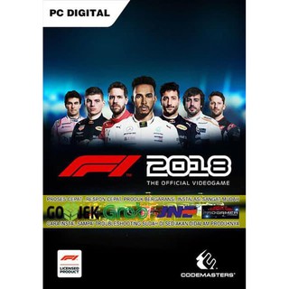 F1 2018 CD DVD เกมพีซีเกมแล็ปท็อป