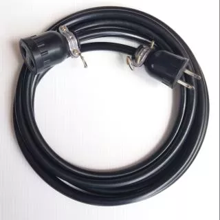 สายพ่วง VCT 2-20 เมตร รับไฟสูงสุด 3600W พร้อมปลั๊กตัวผู้ 2 ขา - ตัวเมียที่เสียบได้ทั้ง 2 ขา และ 3 ขา