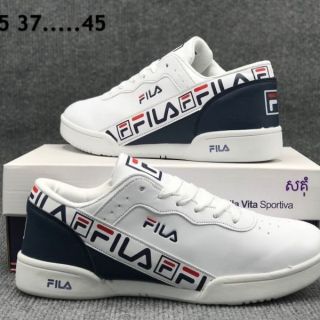 รองเท้า   fila หนัง