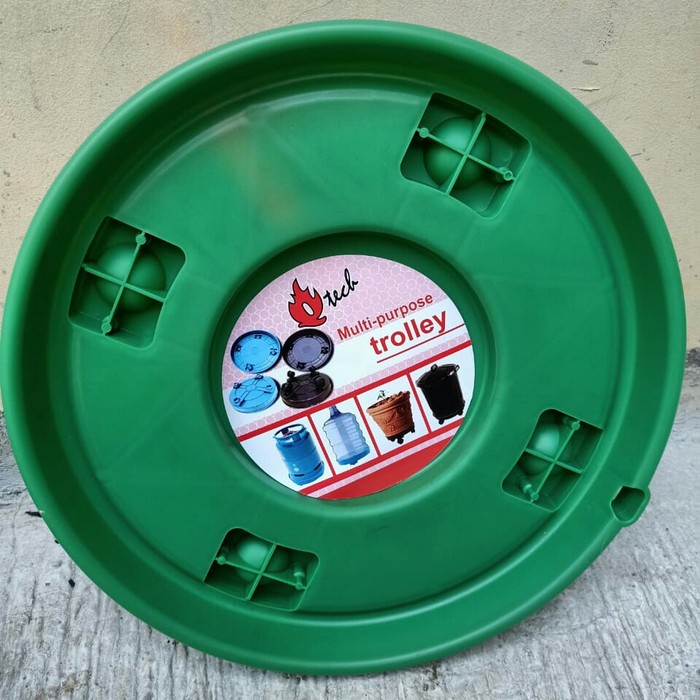 แผ่นรองจานกระบอกแก๊ส/gallon Q TECH/QTECH PLATINUM พลาสติก