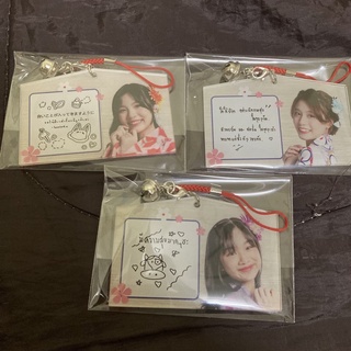 Bnk48 Matsuri Acrylic keychain พวงกุญแจ คำอวยพรแผ่นไม้งานมัสซึริ