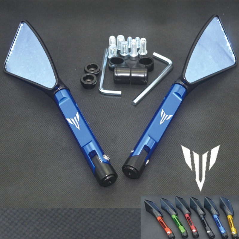 YAMAHA MT-01/ MT-25/ M-T03/ MT-07/ M-T09/ MT-10/ MT-15 กระจกรถจักรยานยนต์สากล CNC กระจกมองข้างกระจกม