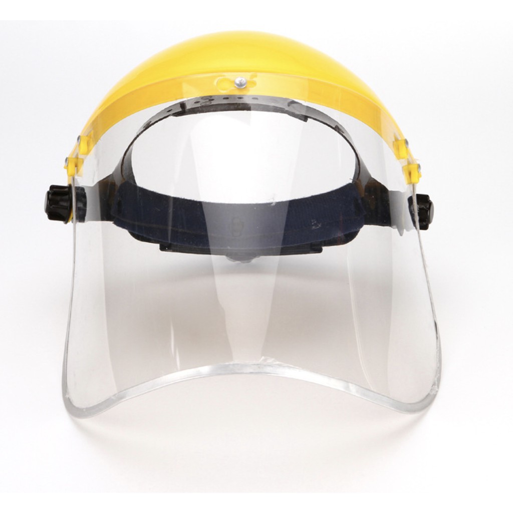 หน้ากากเชื่อมแบบใส Face shielเซฟตี้ เคลือบป้องกันรังสี UV 380 นาโนเมตร
