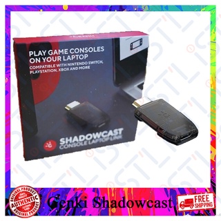 GENKI ShadowCast Easily Connect and Play Game Consoles on the Laptop, Smallest Capture Card with Great Performance