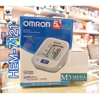 Omron เครื่องวัดความดัน รุ่น HEM-7121 แถมadapterตัวหนังสืออังกฤษ