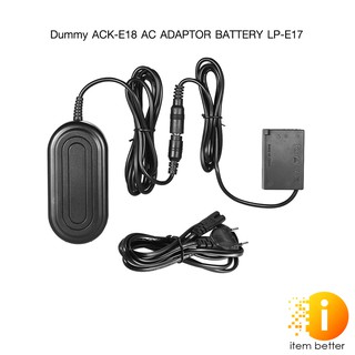 Dummy Battery ACK-E18 AC Adapter Battery LP-E17 for Canon 800D 250D 77D RP