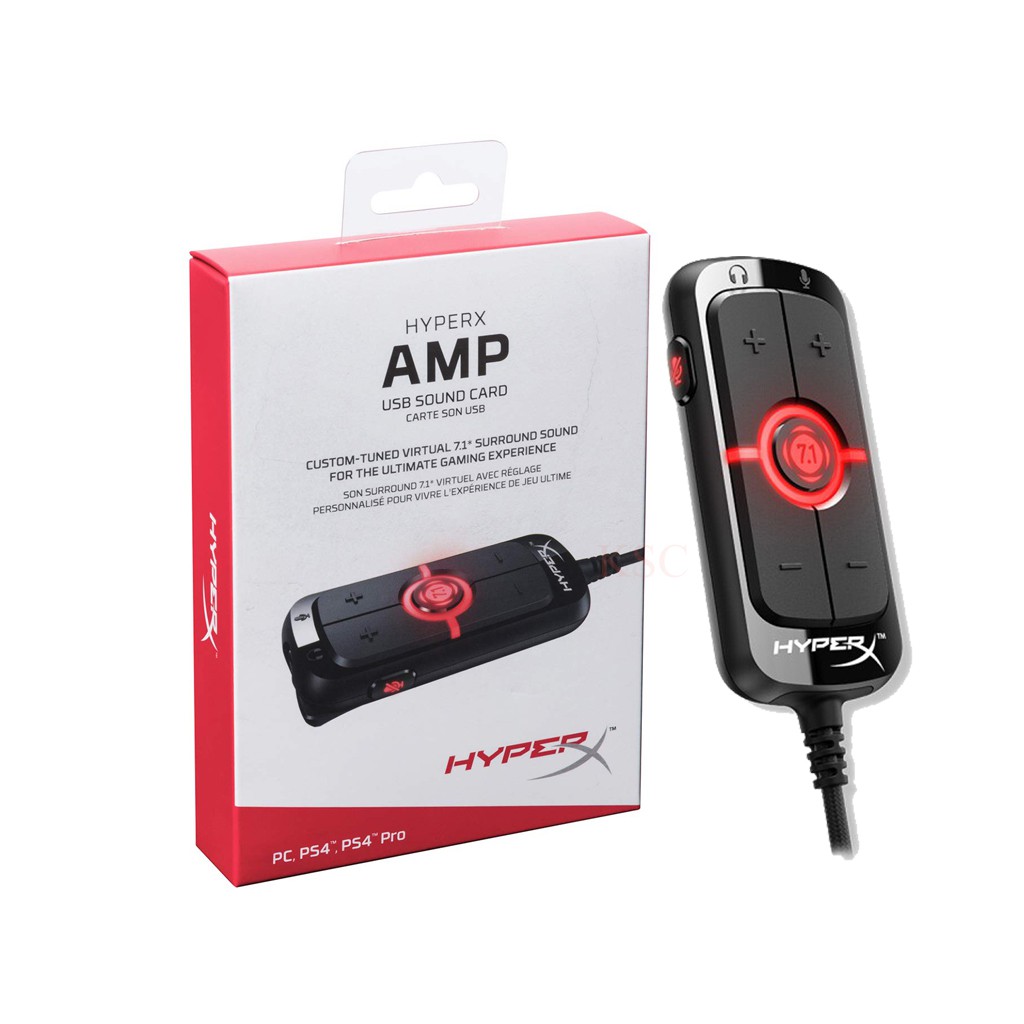 USB Sound Card HyperX Accessories AMP USB Sound Card ของแท้ ประกันศูนย์ 2ปี