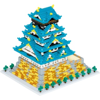 Direct from Japan Kawada Nanoblock Osaka Castle Deluxe Edition NB-049