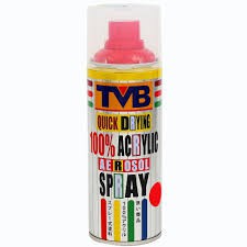 PON สีสเปรย์ TVB Spray  ทีวีบี กลุ่มสีสะท้อนแสง พ่นโฟมและพลาสติกได้ 200ซ๊ซ๊ สีพ่น  สเปรย์