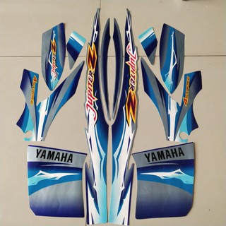 Striping yamaha jupiter z Blue 2004 ลิสต์ตัวถัง คุณภาพมาตรฐาน