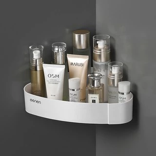 ECOCO ชั้นวางของในห้องน้ำ (ไม่มีราวเหล็กแขวน)ไม่ต้องเจาะ มี2สีให้เลือก SX-166