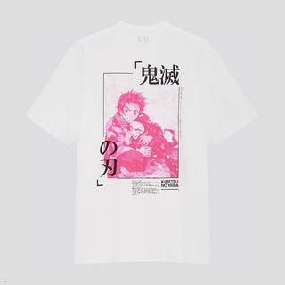 ผ้านุ่ม  Uniqlo Ut Manga เสื้อยืดพิมพ์ลาย  Demon Slayer Series