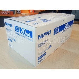 ไซริ้​ง​นิโปร​ nipro 3cc,5cc,10cc,20cc, 50cc,50ccหัวให้อาหารfeed ราคา​ยกกล่อง กระบอกฉีดยา (Syringe​ nipro)​น