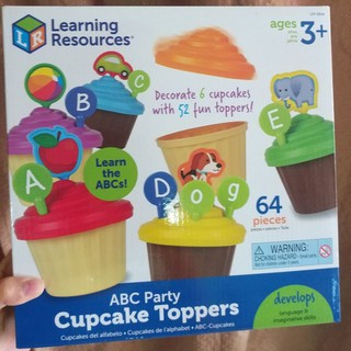 ABC Party Cupcake Toppers