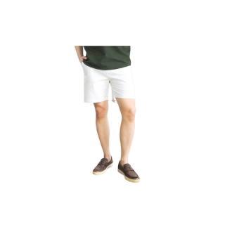 กางเกงขาสั้นผู้ชาย 16 นิ้ว รุ่น MEN COTTON CHINO 16 EASY SHORTS - A MAN LAB กางเกงขาสั้นสีขาว กางเกงผู้ชาย