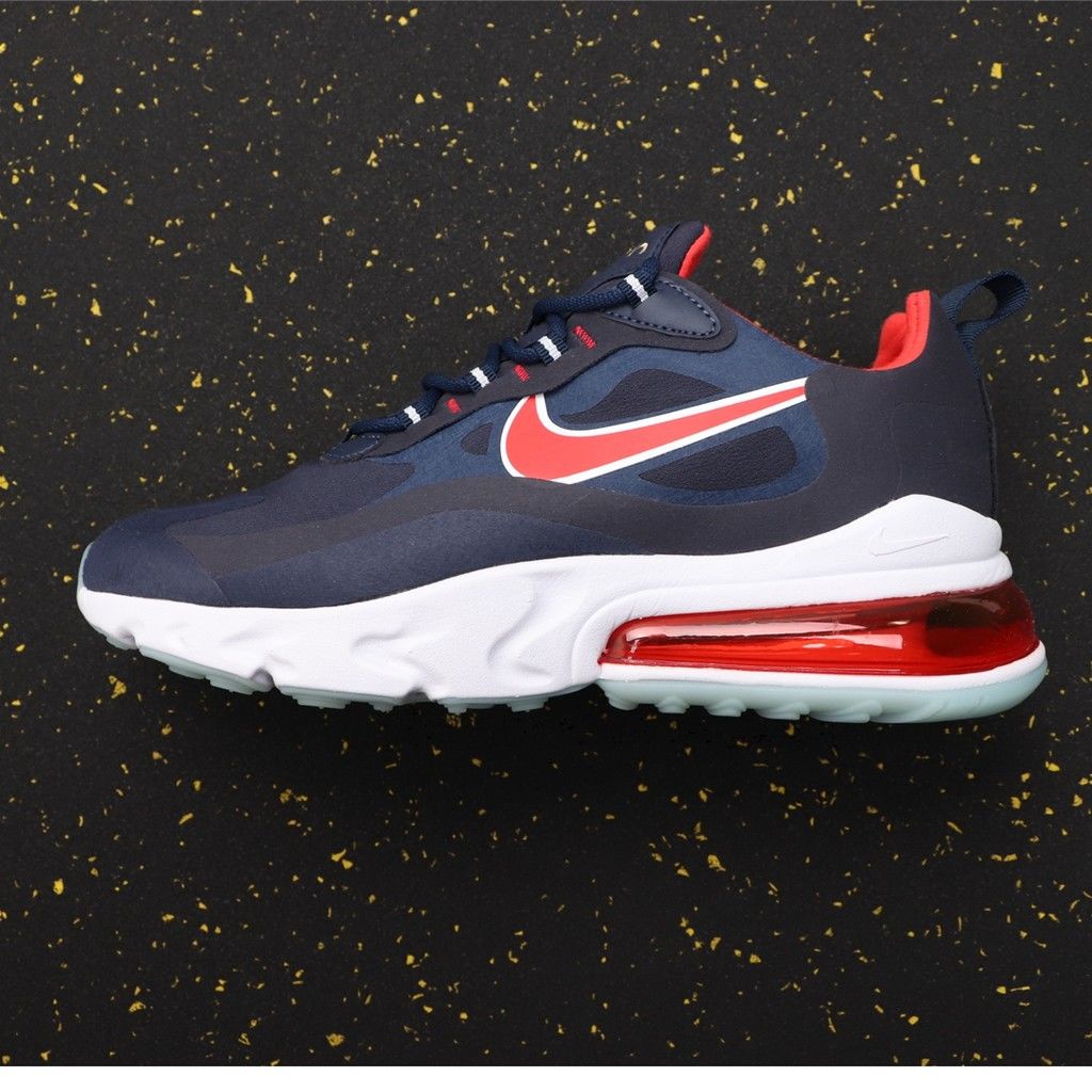 half blue half orange air max