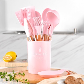 Silicone kitchen utensils ชุดเครื่องครัว 11 ชิ้น ทำจากซิลิโคลน