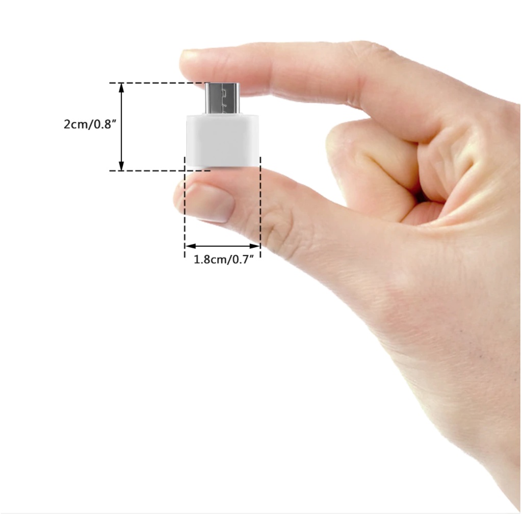 อะแดปเตอร์ OTG Micro USB สําหรับโทรศัพท์ Android Type C Male To USB Female