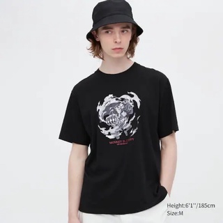 ✔☞▷Uniqlo X เสื้อยืด ลายการ์ตูนอนิเมะ One Piece Red Movie