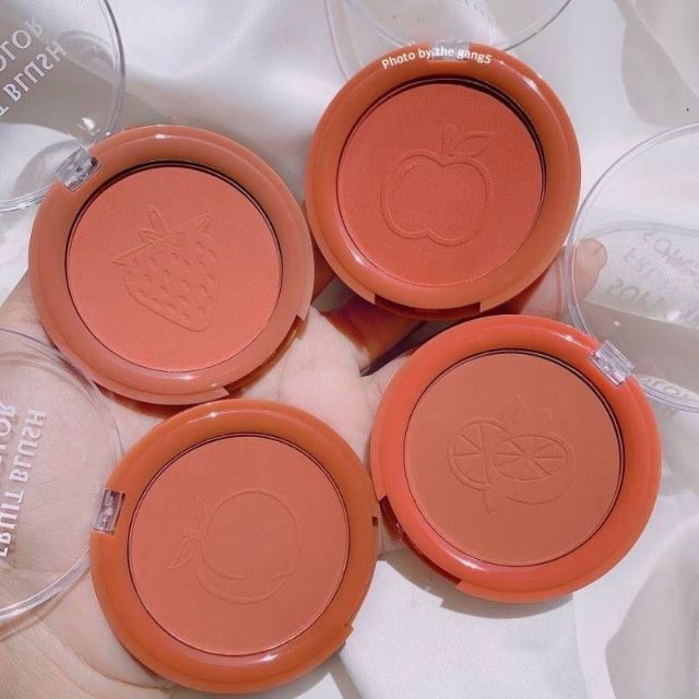 ส่งไว/แท้ บลัชออนผลไม้ บลัชออน​ ปัดแก้ม kiss​ beauty​ Blush โทนส้ม โทนอิฐ ตุ่นๆ​ ติดทน สีสวยมาก